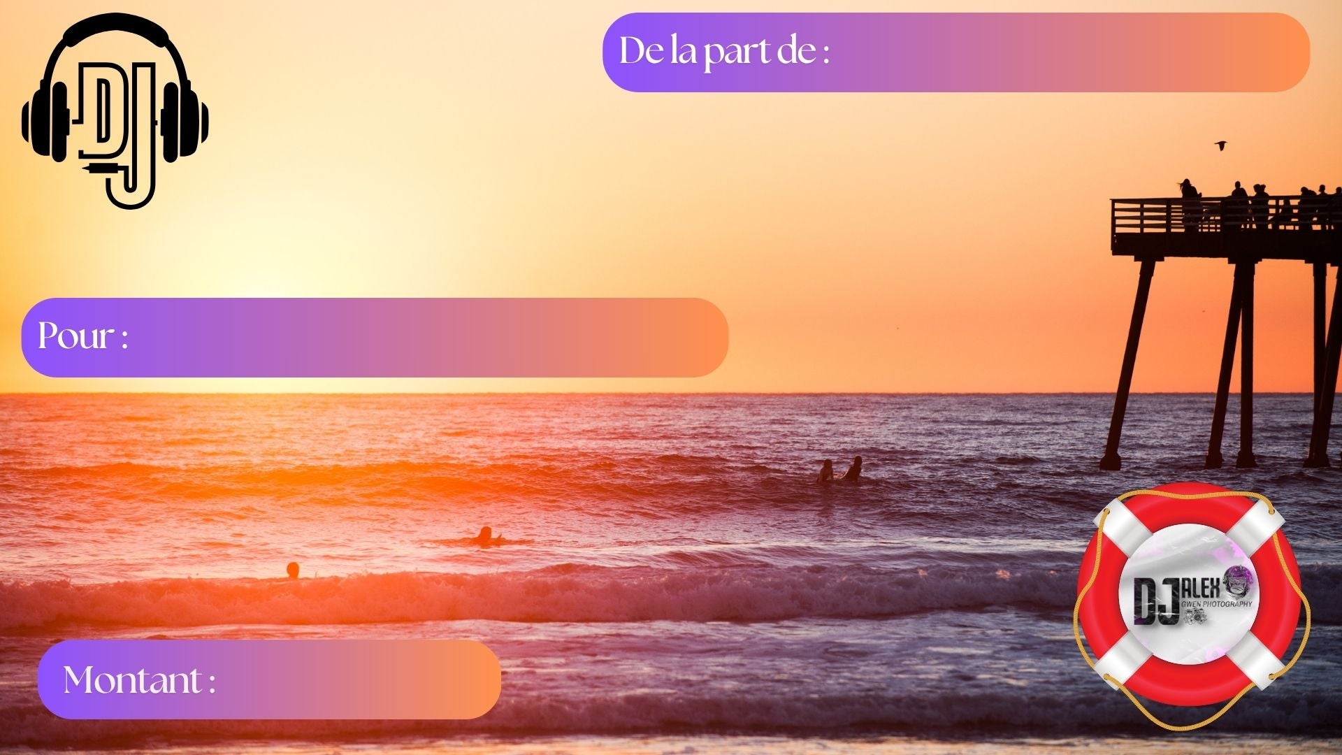 Carte cadeau DJ